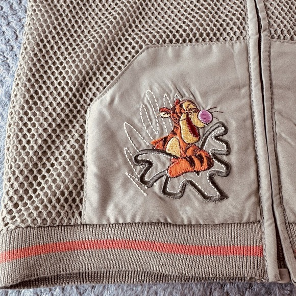 Vintage Disney Baby 9-12 Months - Pooh /Tigger Mesh Zip Hoodie/Jacket - Picture 3 of 9